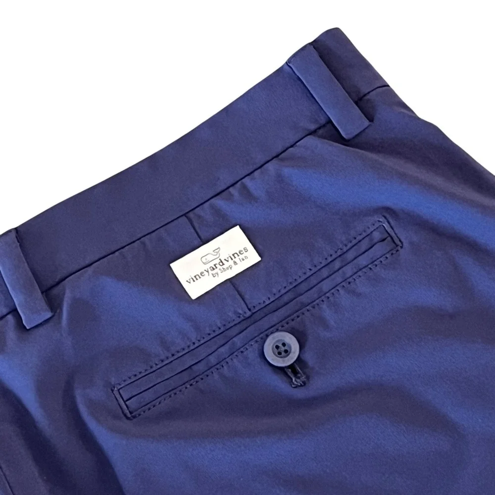 Lot of 3 Vineyard Vines Breaker Shorts Mens 35 Blue Gray Indigo 8" Performance - Picture 3 of 16
